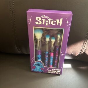 Disney Stitch Purple Cosmetic Brush Set